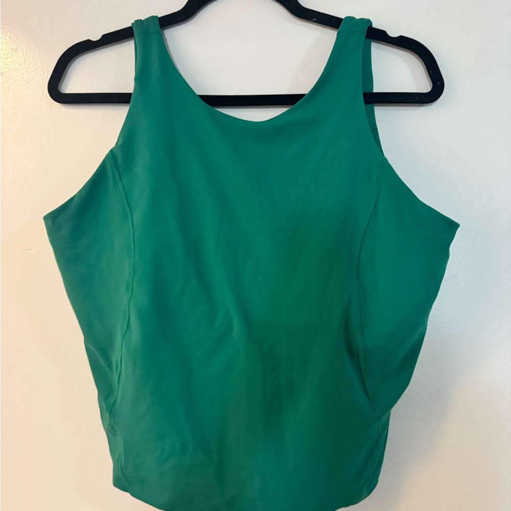 Lululemon Athletica Green Boxy Tank Top